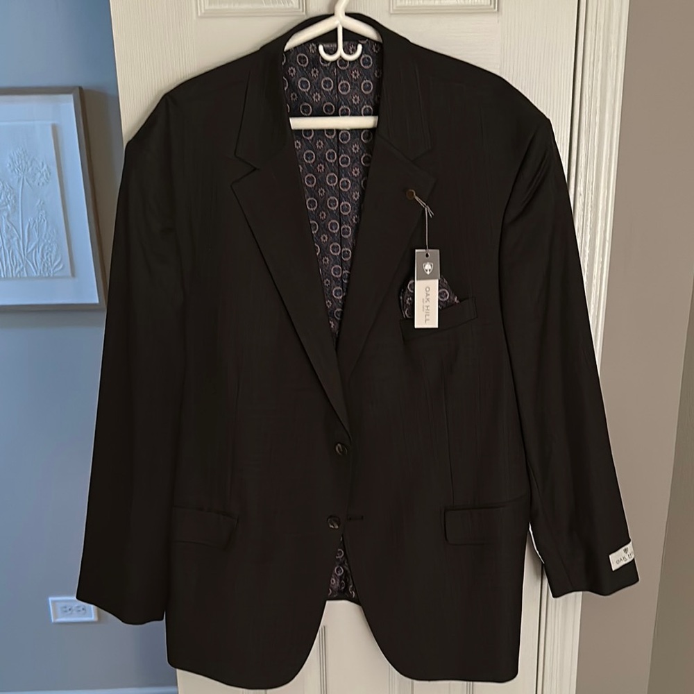 Men’s Oak Hill Brown check  big & tall Blazer
